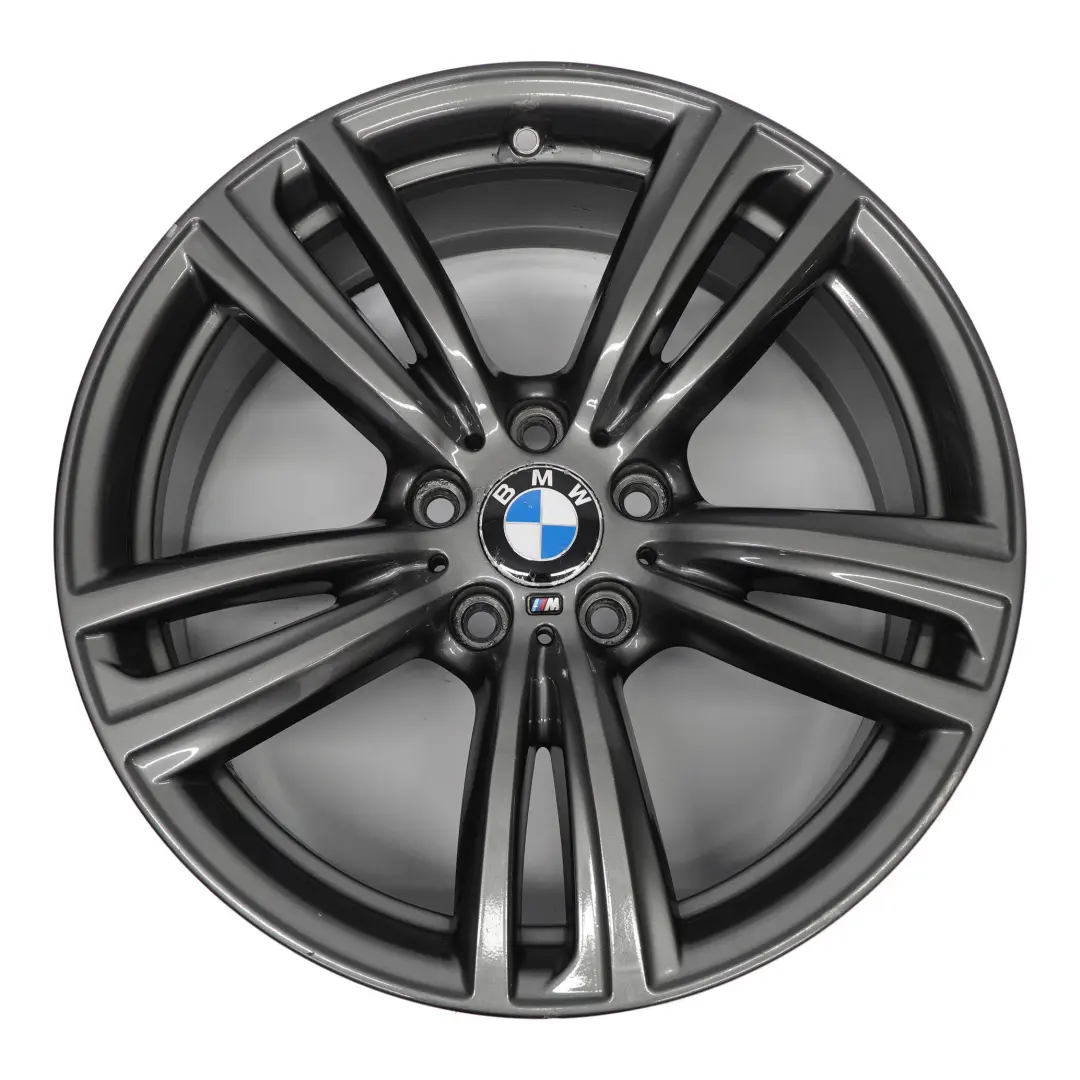 BMW F30 F32 Ferricgrey Llanta Aleación Trasera 19" 8,5J ET:47 M Doble Radio 442