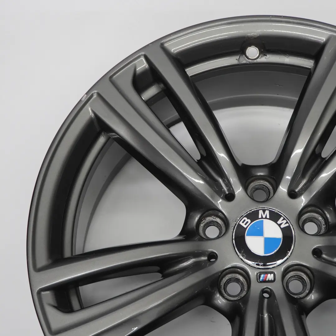 BMW F30 F32 Ferricgrey Llanta Aleación Trasera 19" 8,5J ET:47 M Doble Radio 442