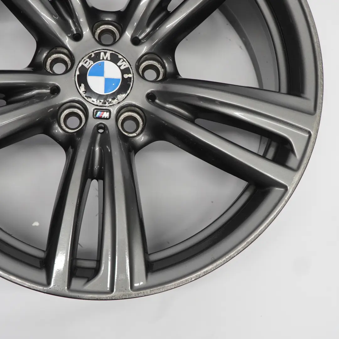 BMW F30 F32 Ferricgrey Llanta Aleación Trasera 19" 8,5J ET:47 M Doble Radio 442