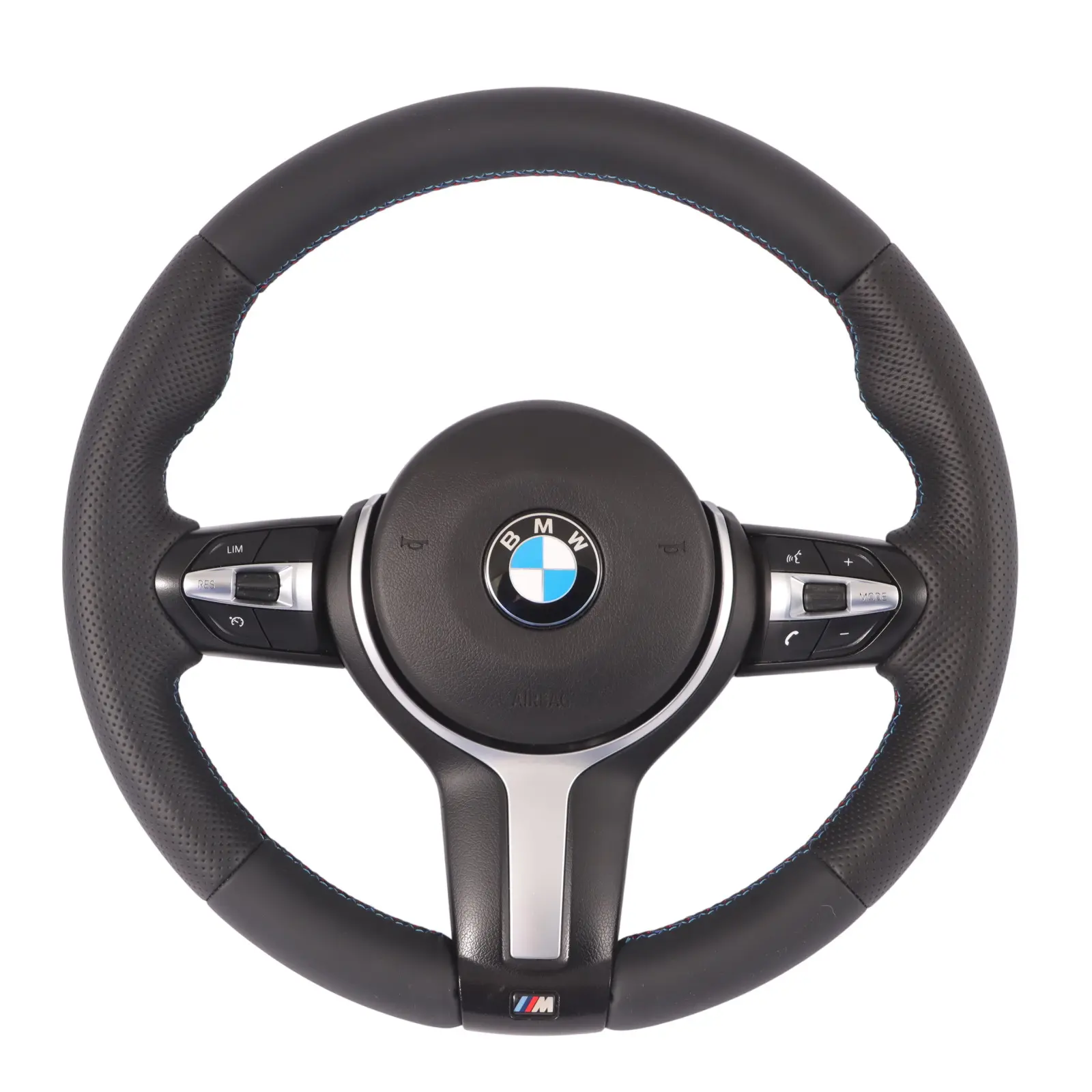 BMW F20 F21 F22 F23 F30 F31 F32 F33 M Sport Cuero Negro NUEVO Volante Airbag