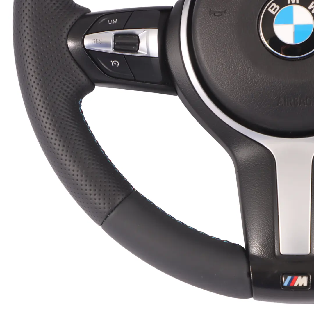 BMW F20 F21 F22 F23 F30 F31 F32 F33 M Sport Cuero Negro NUEVO Volante Airbag