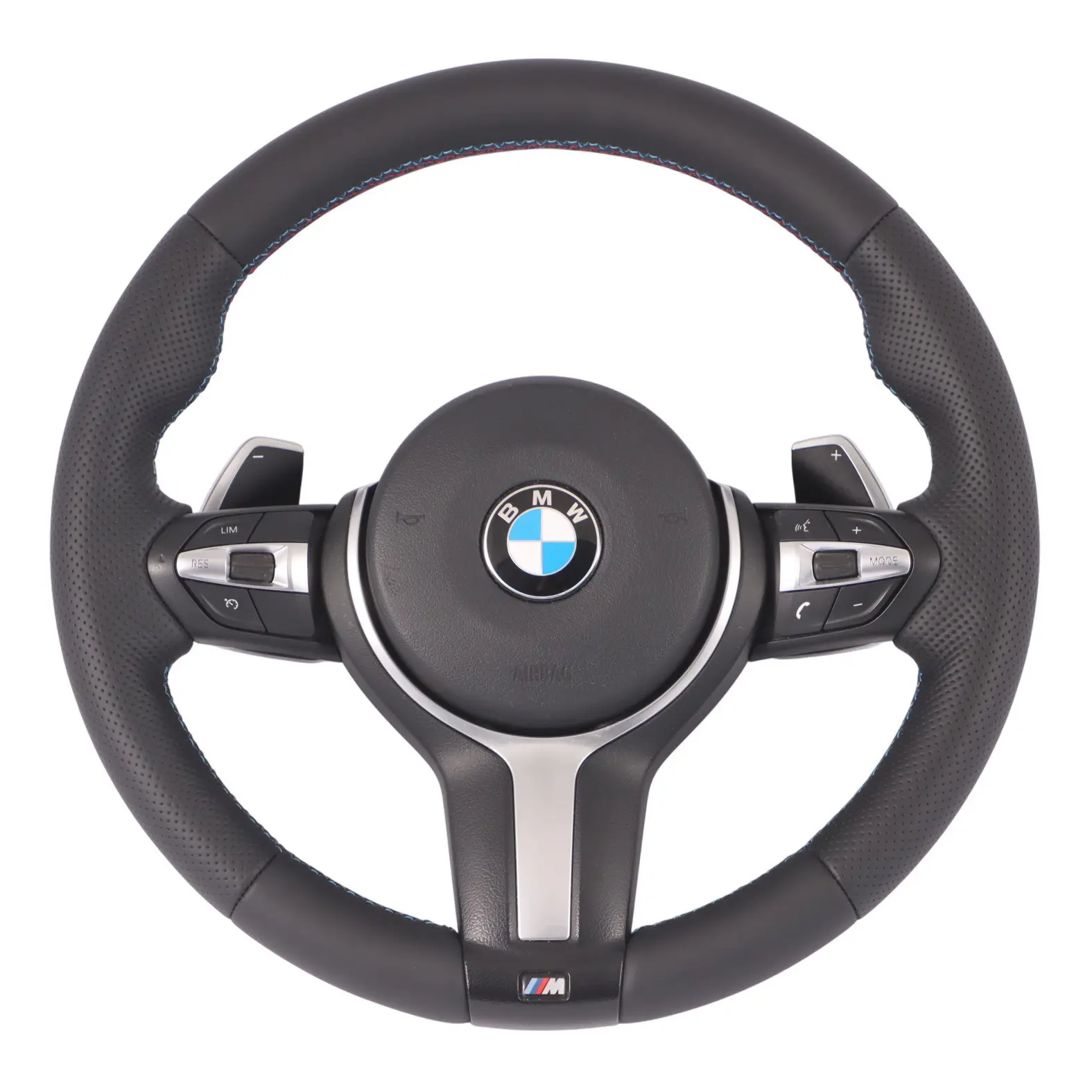 BMW F20 F21 F30 F31 F32 M Sport NUEVO Volante De cuero negro Paddle Shift