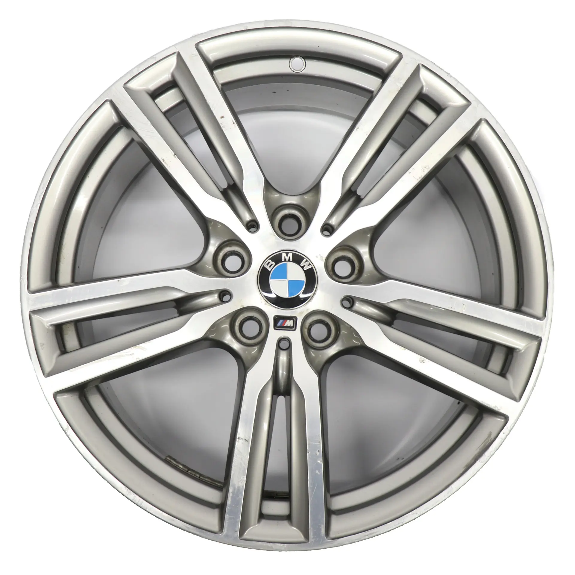 BMW F45 F46 Ferric Grey Alloy Wheel Rim 18" M Double Spoke 486 ET:57 8J 7848602