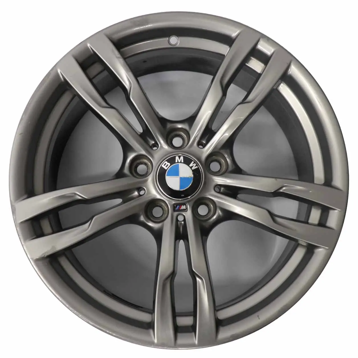 BMW F30 F32 Ferric Grey Light Alloy Wheel Rim 18" M Double Spoke 441 8,5J ET:47