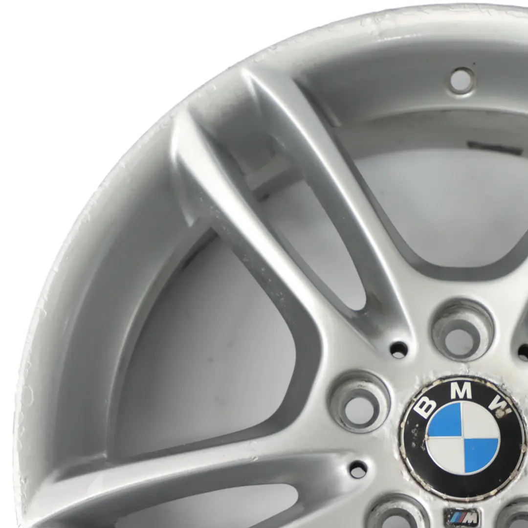 BMW E81 E87 Silver Front Alloy Wheel Rim 18" 7,5J M Double Spoke 261 7891050