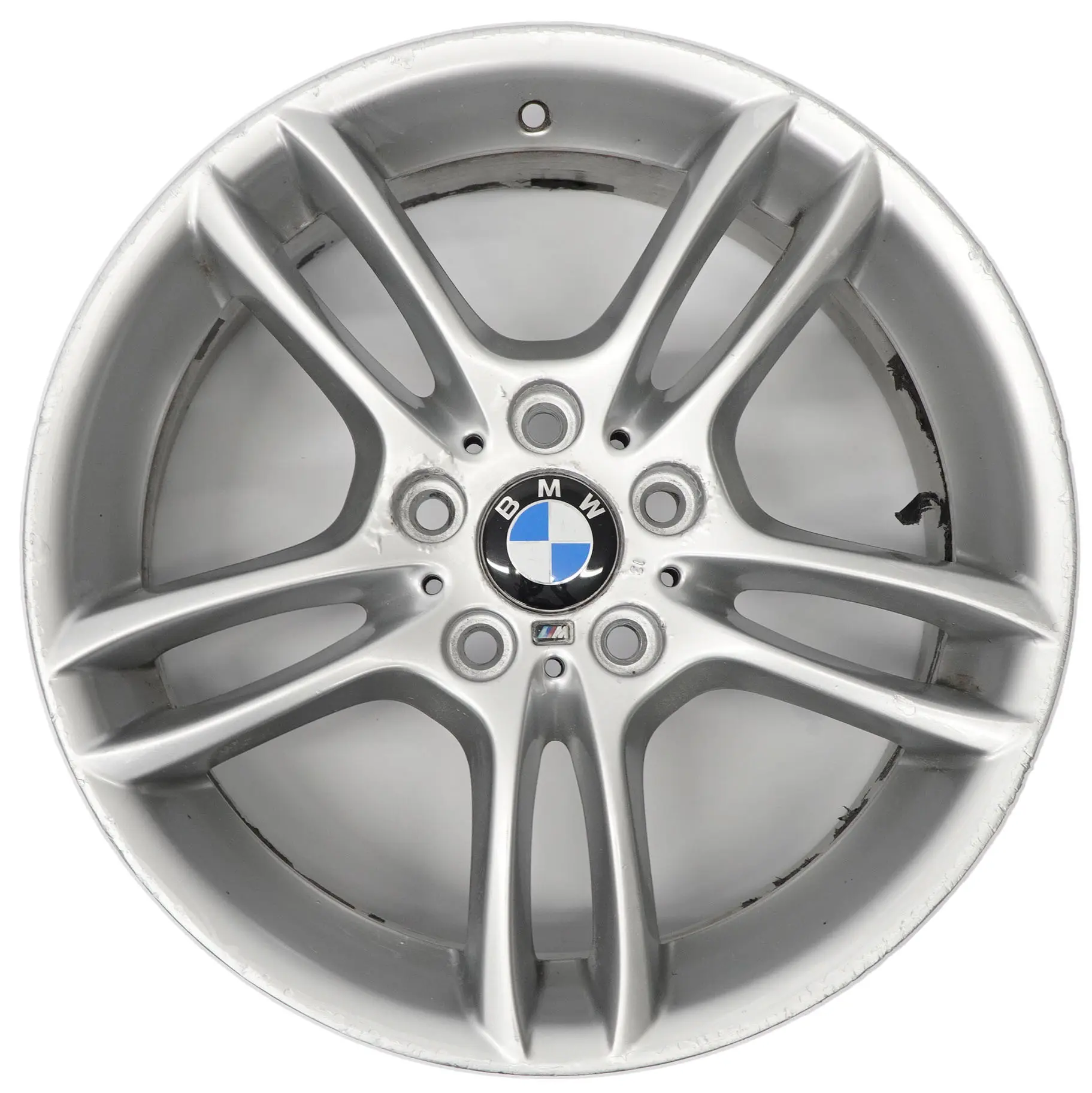 BMW E81 E87 Silver Front Alloy Wheel Rim 18" 7,5J M Double Spoke 261 7891050