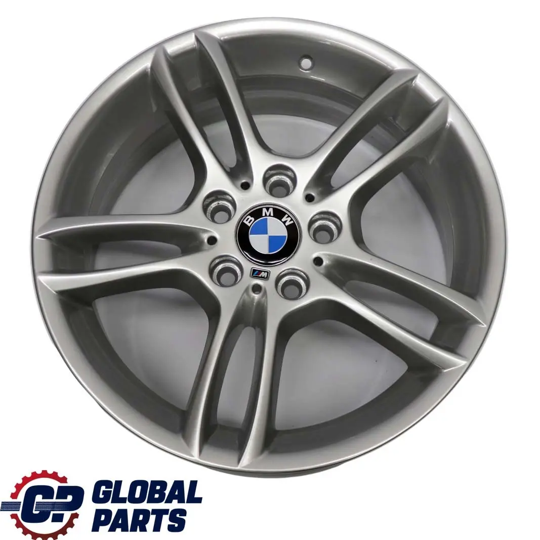 BMW E81 E87 Silver Front Alloy Wheel Rim 18" M Double Spoke 261 7,5J 7891050