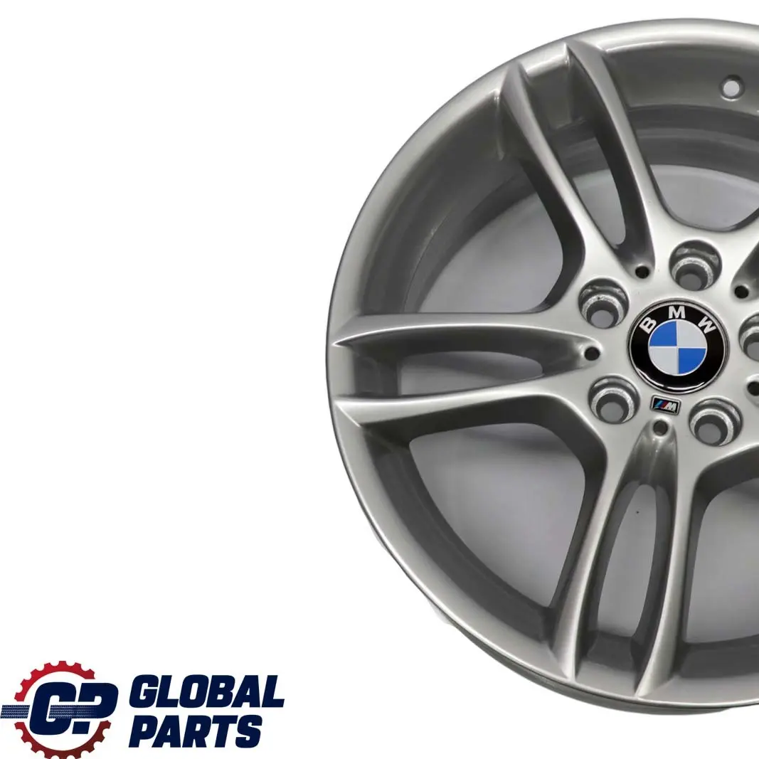 BMW E81 E87 Silver Front Alloy Wheel Rim 18" M Double Spoke 261 7,5J 7891050