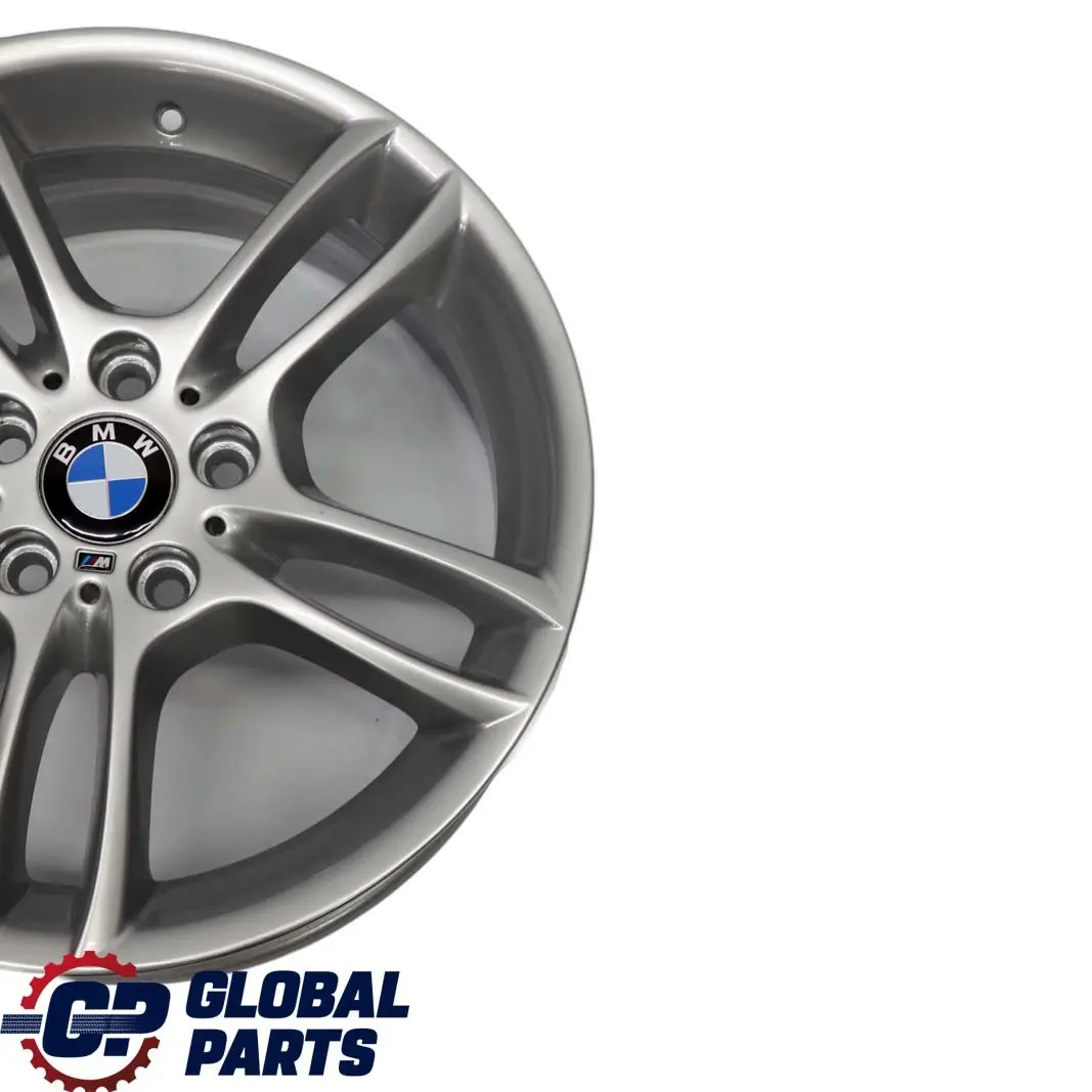 BMW E81 E87 Silver Front Alloy Wheel Rim 18" M Double Spoke 261 7,5J 7891050