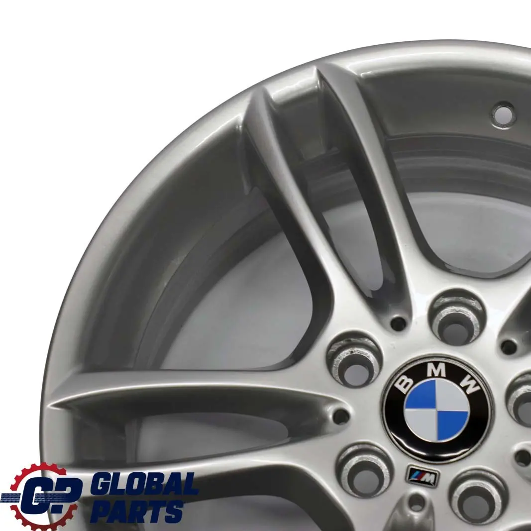 BMW E81 E87 Silver Front Alloy Wheel Rim 18" M Double Spoke 261 7,5J 7891050