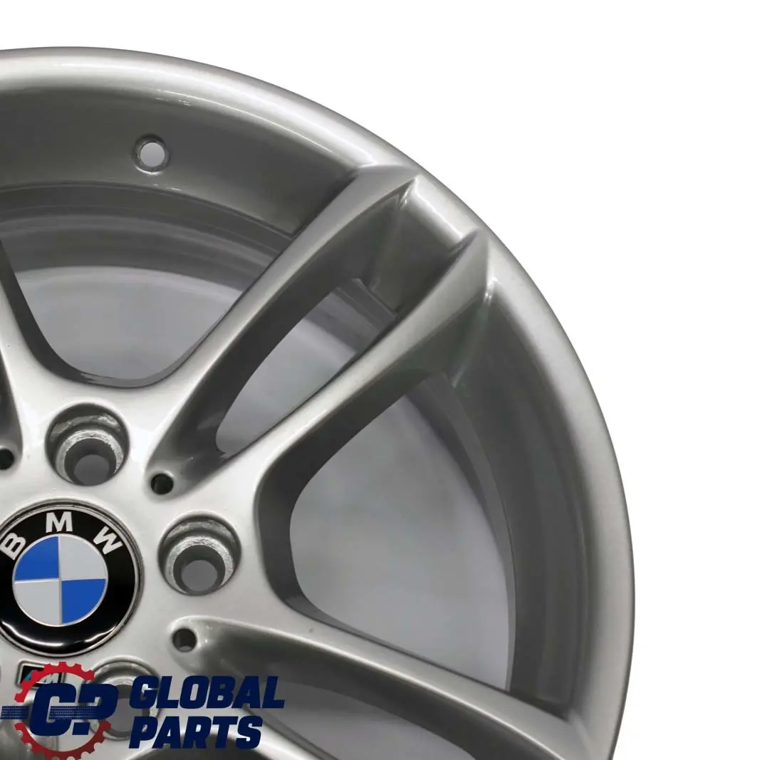 BMW E81 E87 Silver Front Alloy Wheel Rim 18" M Double Spoke 261 7,5J 7891050