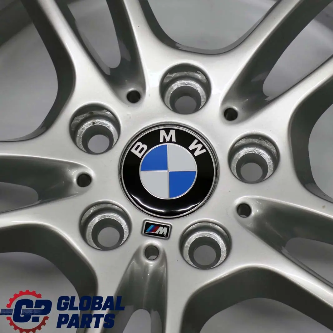 BMW E81 E87 Silver Front Alloy Wheel Rim 18" M Double Spoke 261 7,5J 7891050