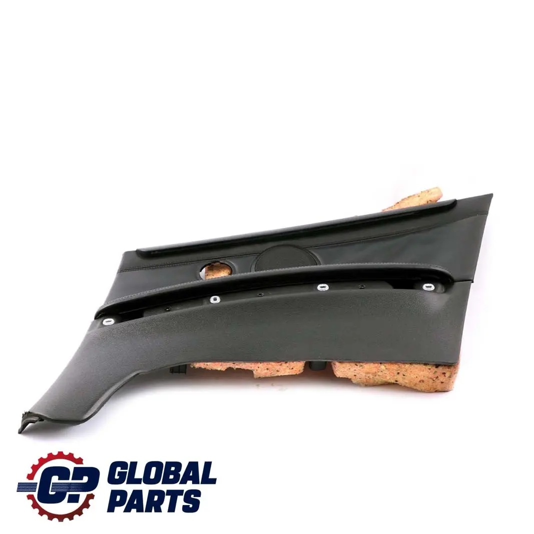 BMW 3 E93 M3 Cabrio Rear Right O/S Lateral Trim Panel Lining Black Leather
