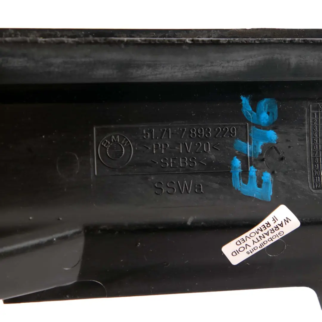 Cover Panel BMW M3 E46 Air Duct Protect Bonnet Hood Radiator Mount Front 7893229