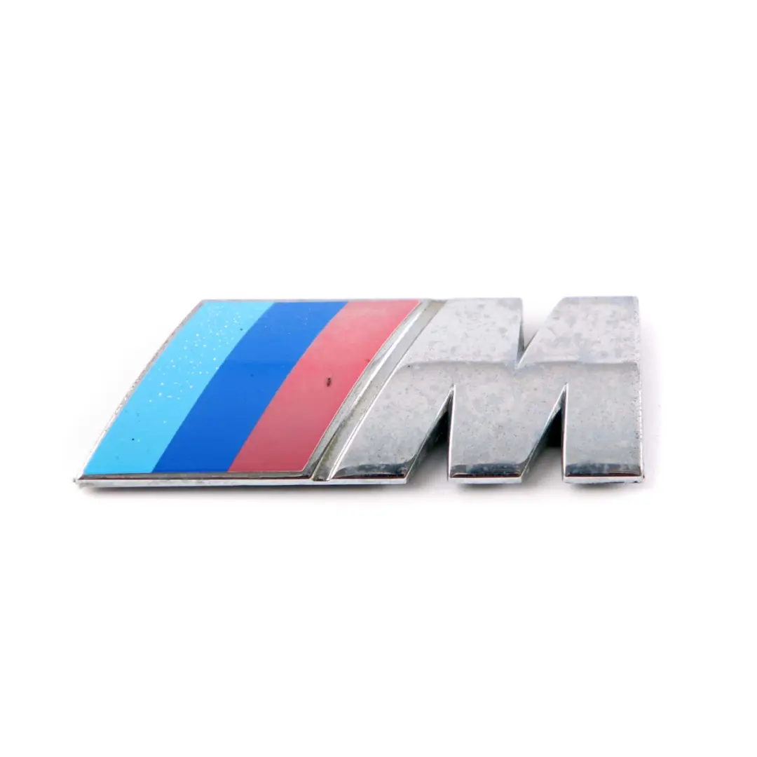 BMW E46 M3 Emblem Lettering Chrome Rear Adhered Boot Trunk Lid Badge Tri-Colour