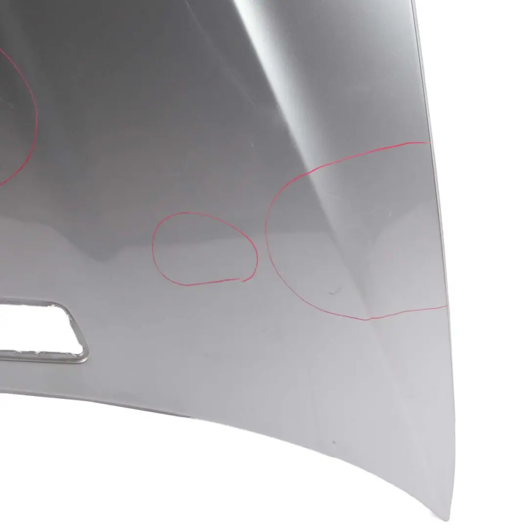 BMW E46 M3 Hood Bonnet Cover Panel Silbergrau Silver Grey Metallic - A08