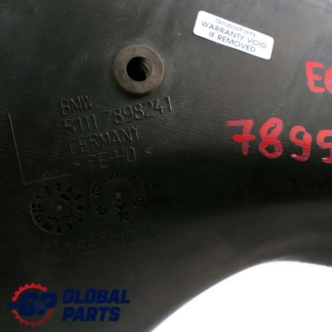 BMW E60 E61N LCI M5 Parachoques Delantero Conducto Aire Freno Izquierdo 7898241