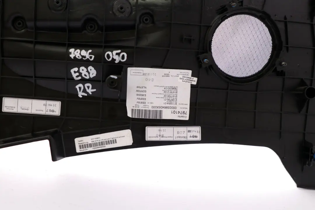 BMW E88 Trasera Derecha Panel Ajuste Tarjeta Puerta Tela Sensatec Flashpoint