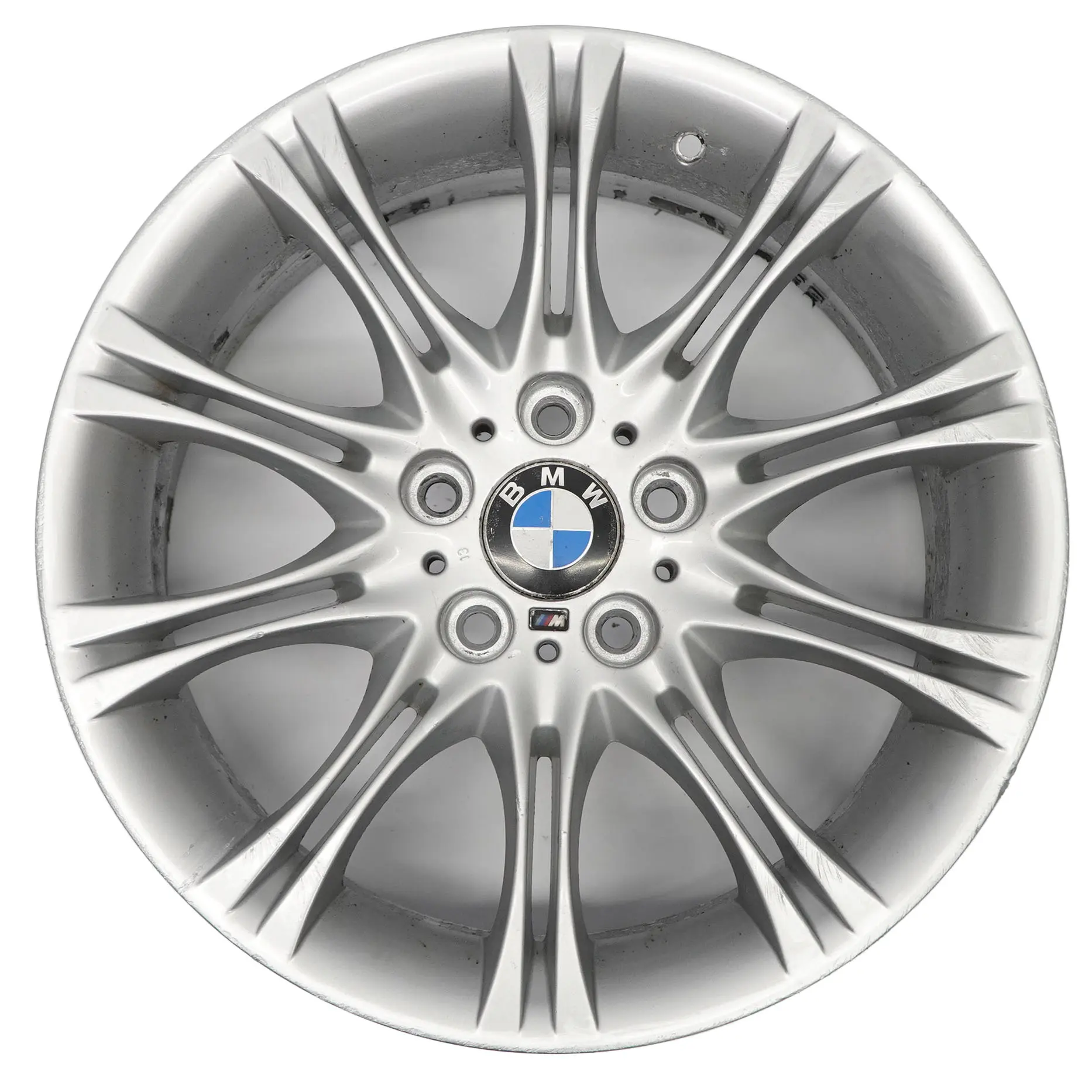 BMW E46 E85 Silber Vorne Alu Felge Alufelge 18" 8J ET:47 M Doppelspeiche 135