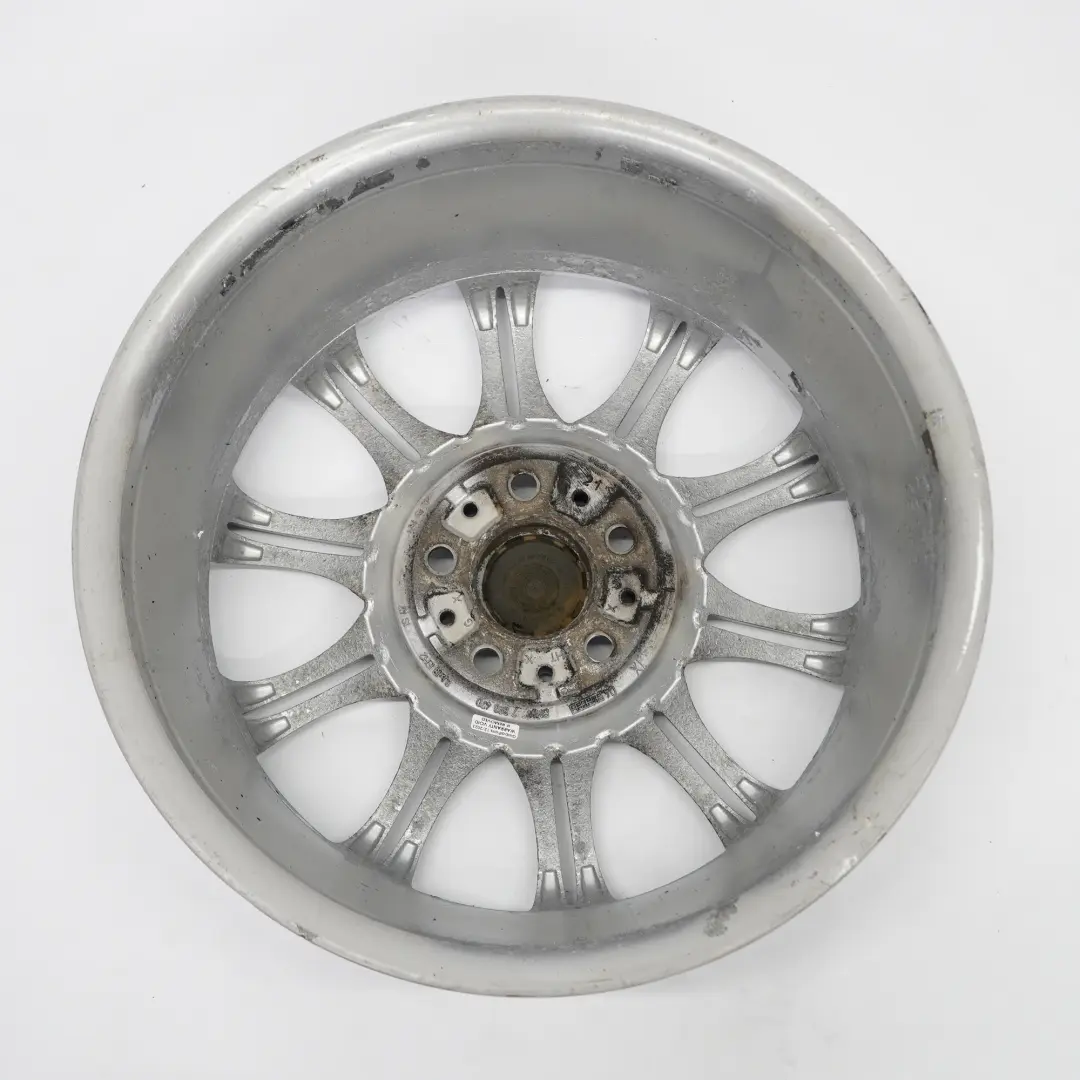 BMW E46 E85 Silber Vorne Alu Felge Alufelge 18" 8J ET:47 M Doppelspeiche 135