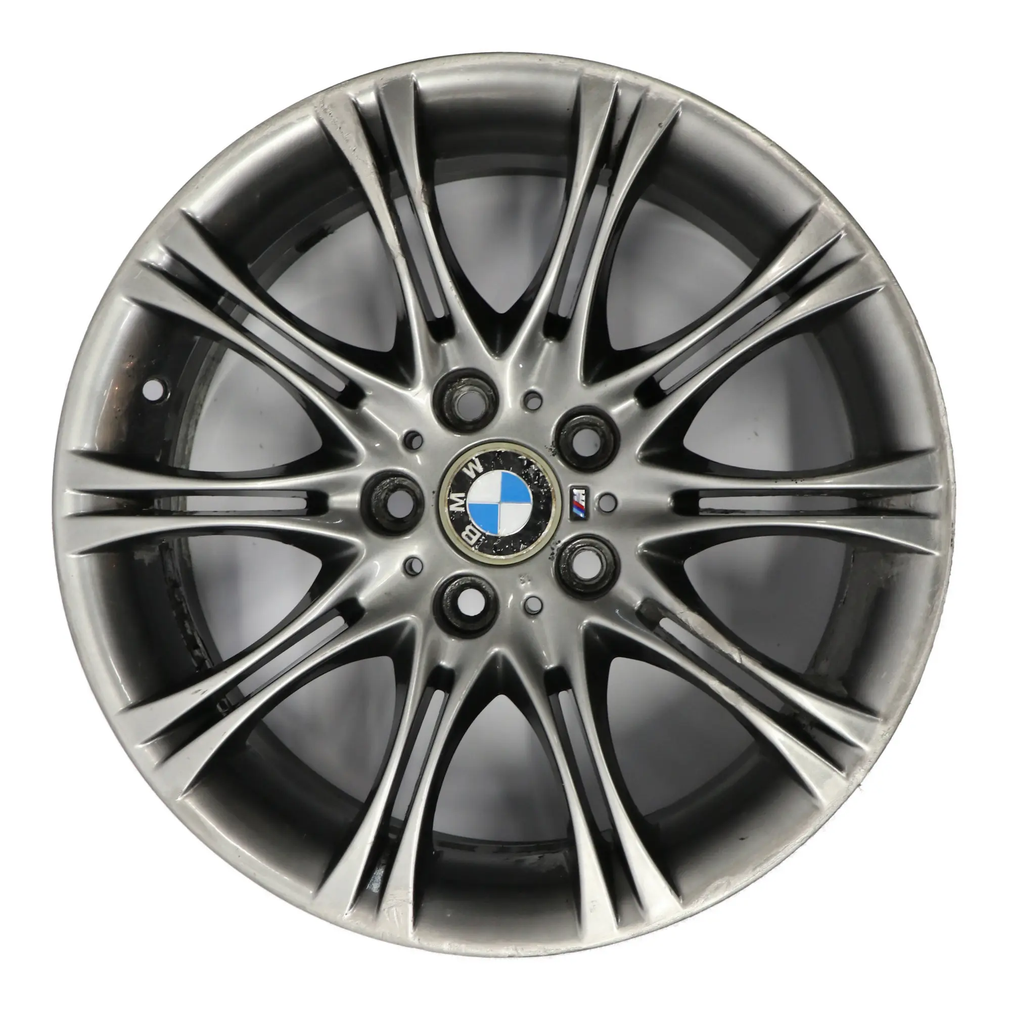 Jante BMW E46 E85 Alliage avant gris 18" ET:47 8J M Double Spoke 135 7896470