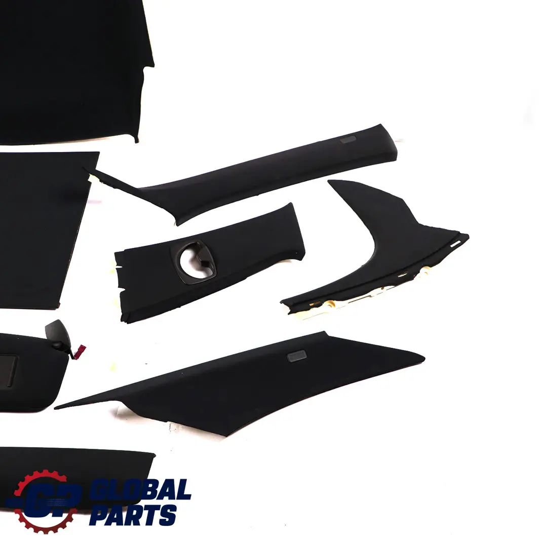 BMW E60 M Sport Headlining Moulded Roof Sun Roof Lining + Pillars Handles Black