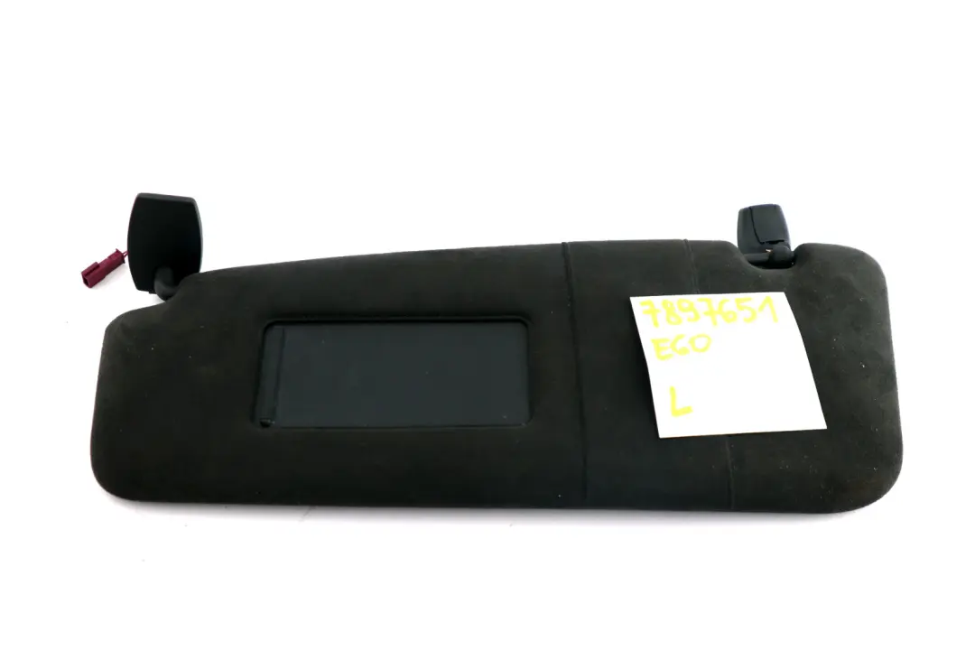 BMW 5 Series E60 Left N/S Illuminated Sun Visor Anthrazit Alcantara 7897651