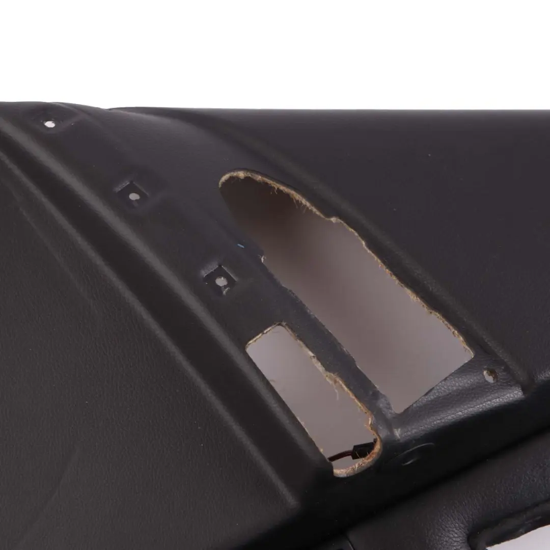 Door Card BMW E60 M5 Front Right O/S Lining Trim Panel Black Leather Merino