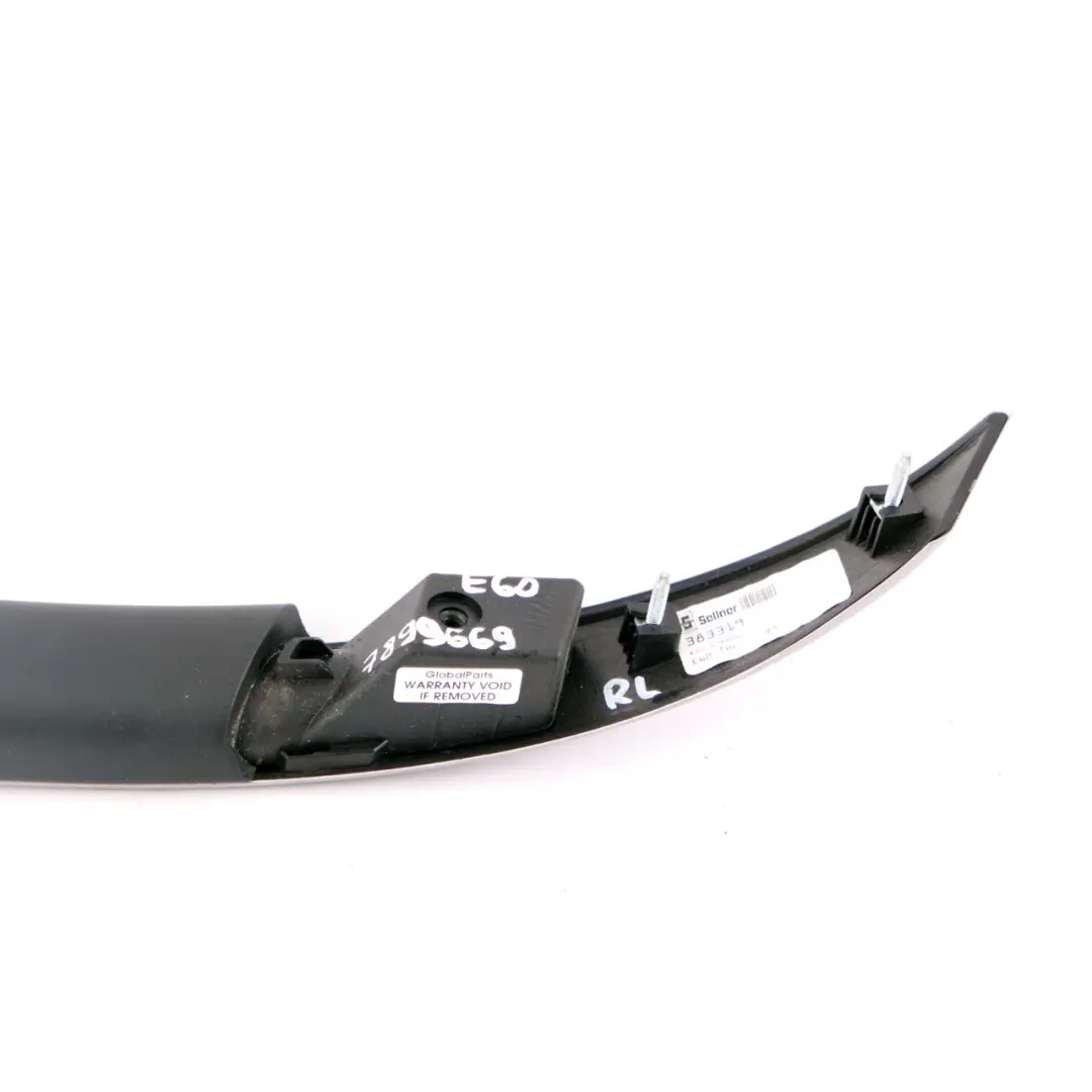 BMW E60 M5 Trim Strip Handle Cover Rear Left N/S Alu Shadow 385319