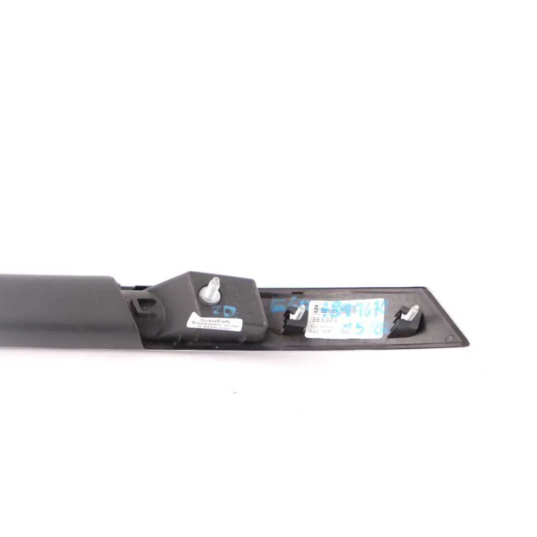 BMW E60 M5 Handle Cover Trim Strip Rear Right O/S Alu Shadow 385321