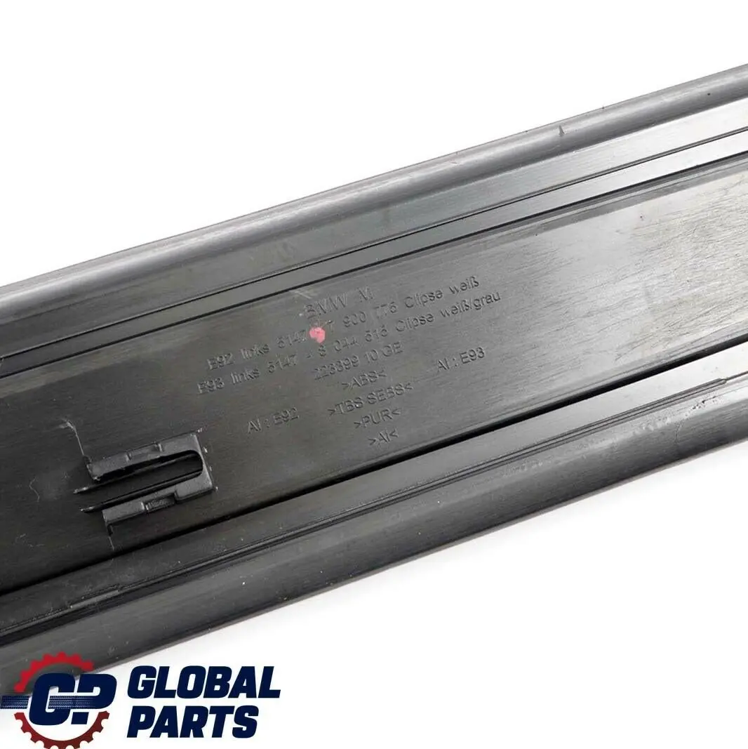 BMW E92 E93 LCI M Sport Porte Avant Gauche Couverture De Seuil De Porte N/S