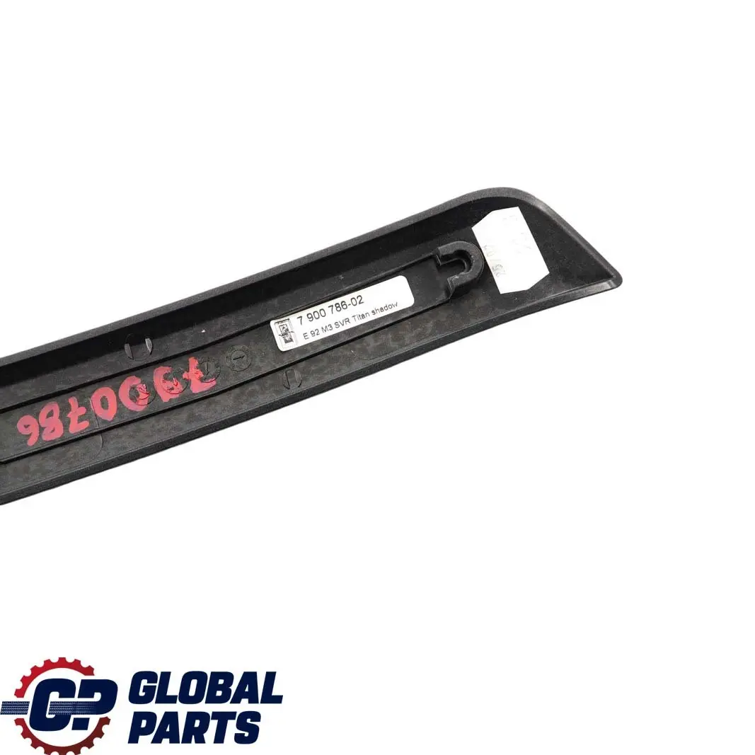 BMW E92 E93 M3 Strip Trim Panel Cubierta Trasera Derecha Titan Shadow