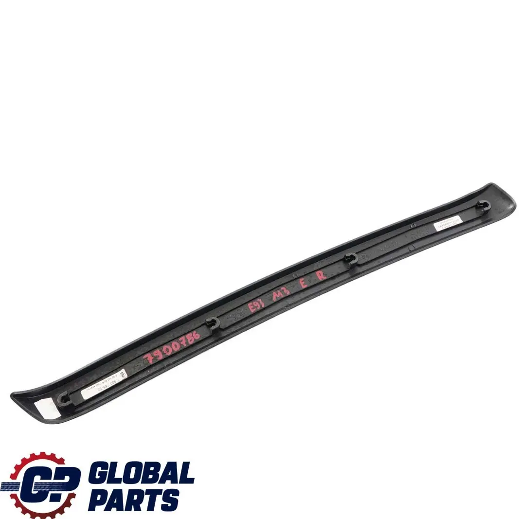 BMW E92 E93 M3 Strip Trim Panel Cubierta Trasera Derecha Titan Shadow