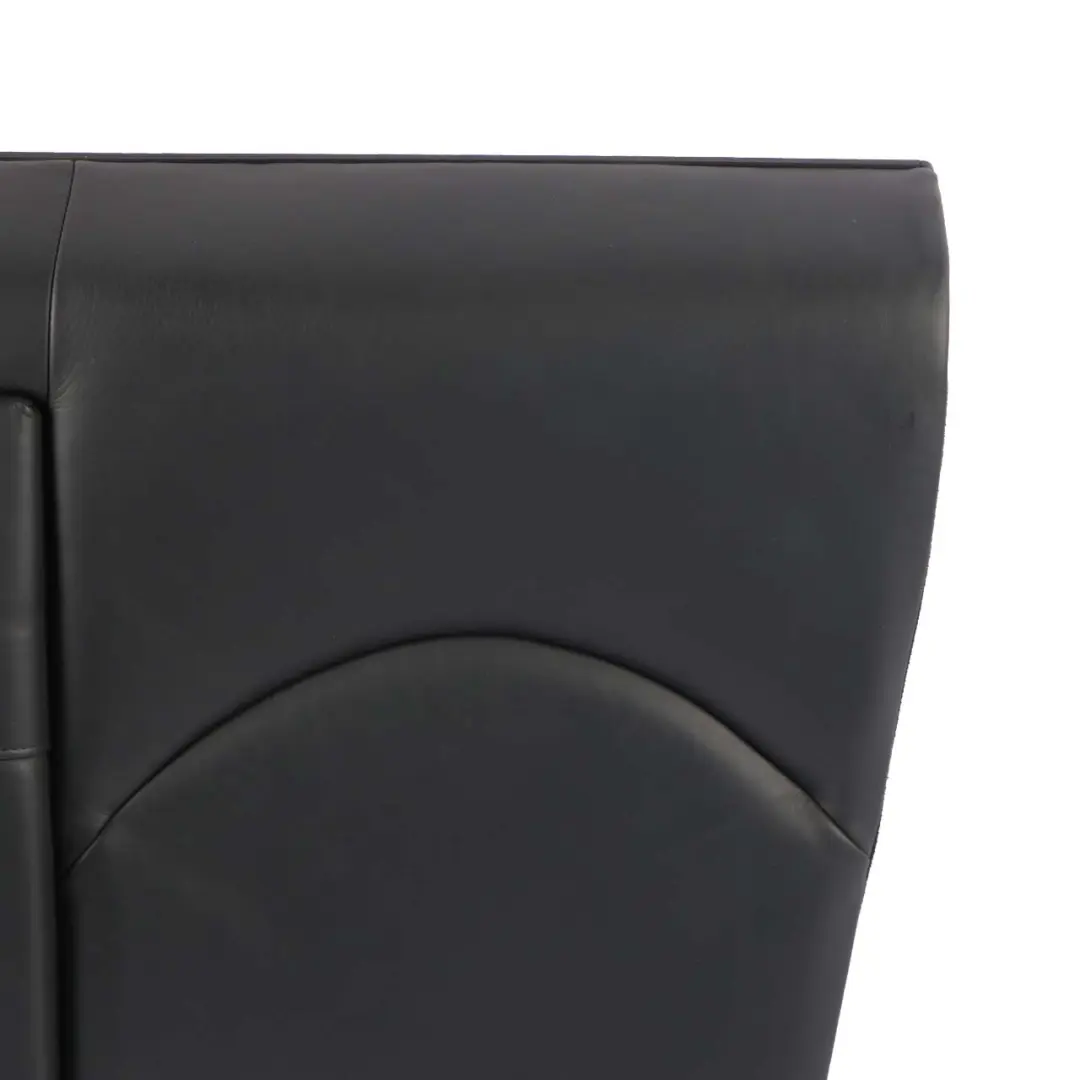 BMW E46 M3 Backrest Cover Coupe Rear Left Seat N/S Leather Walknappa Black