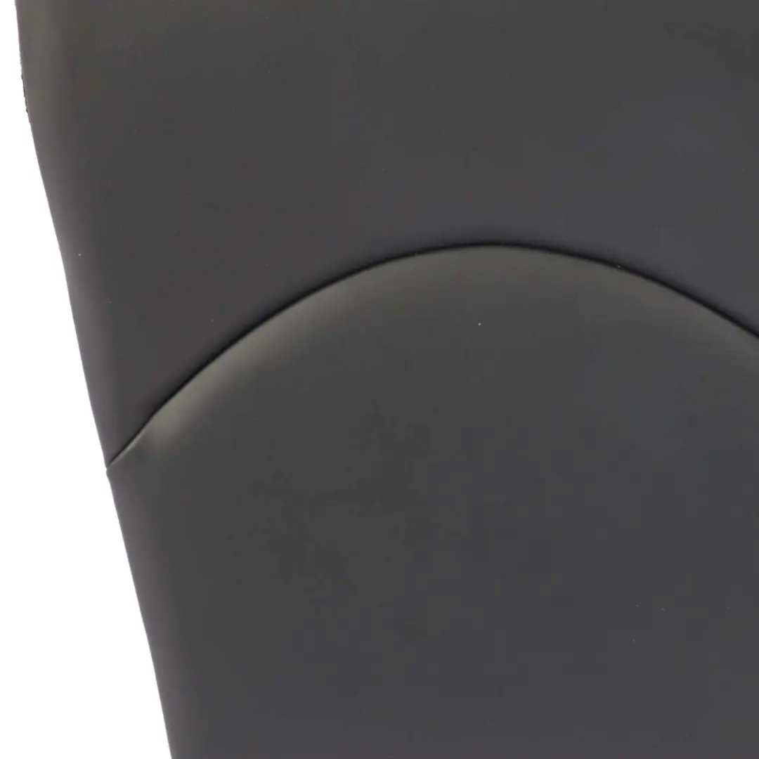 BMW E46 M3 Backrest Cover Coupe Rear Right Seat O/S Leather Walknappa Black