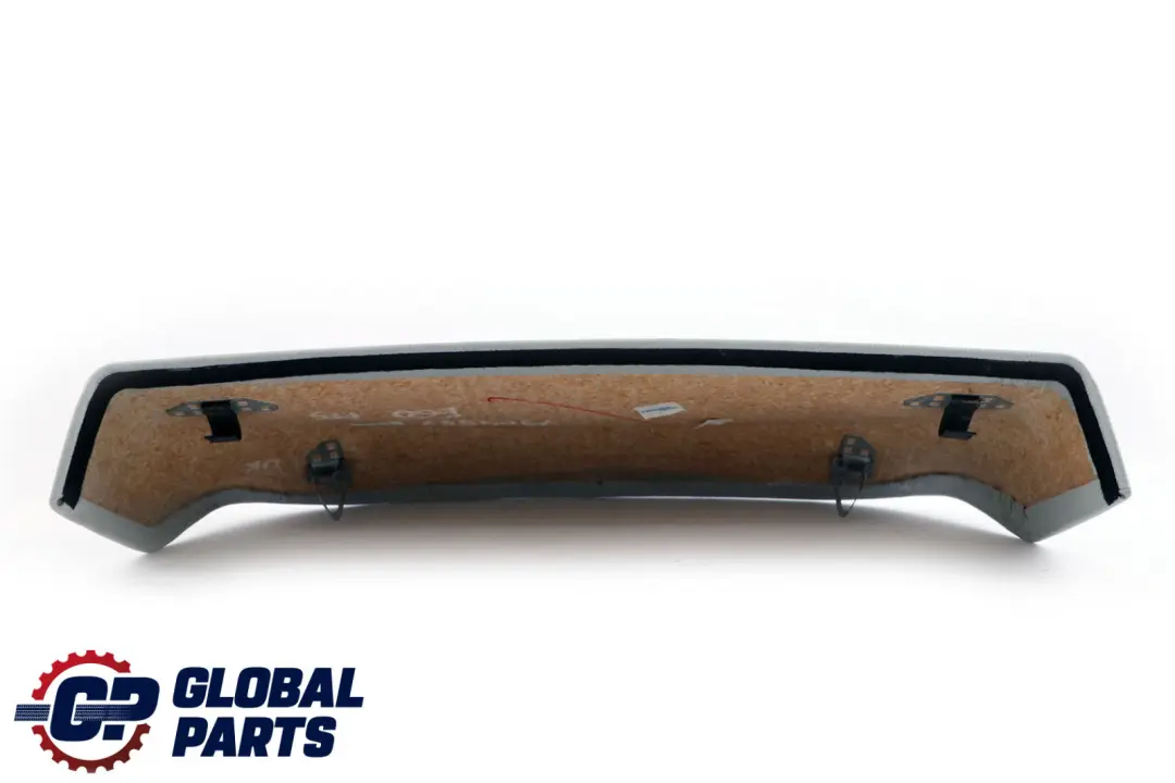 BMW 5 E60 E61 M5 Front Seat Rear Backrest Upper Leather Trim Panel Silverstone