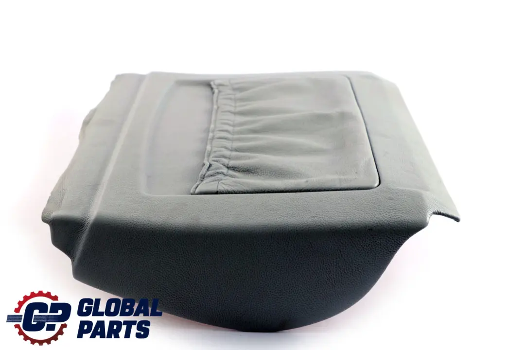 BMW 5 E60 E61 M5 Front Seat Rear Backrest Lower Leather Trim Panel Silverstone