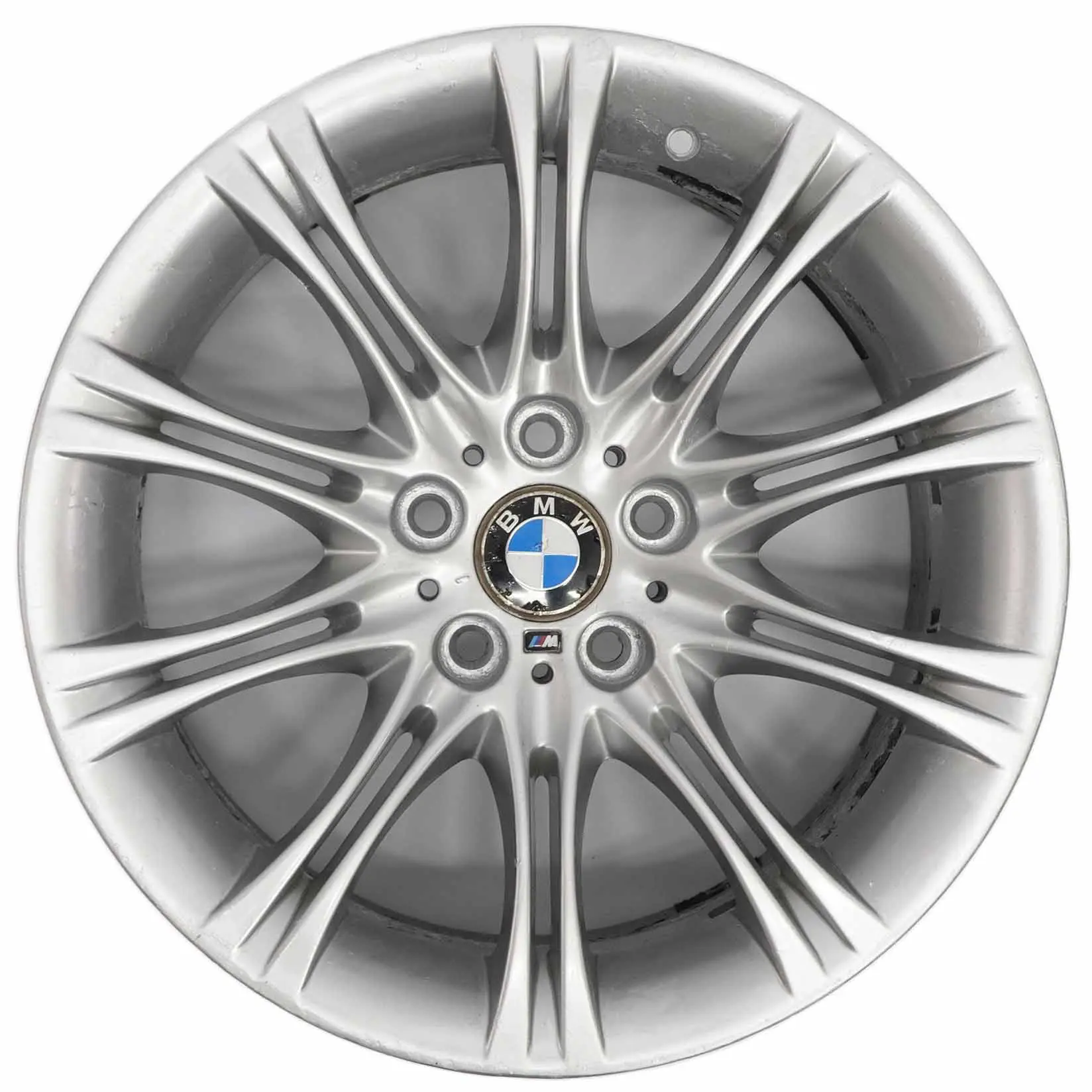 BMW Serie 5 E60 E61 Llanta de aleación de plata 18" 8J ET:20 M Doble Radio 135