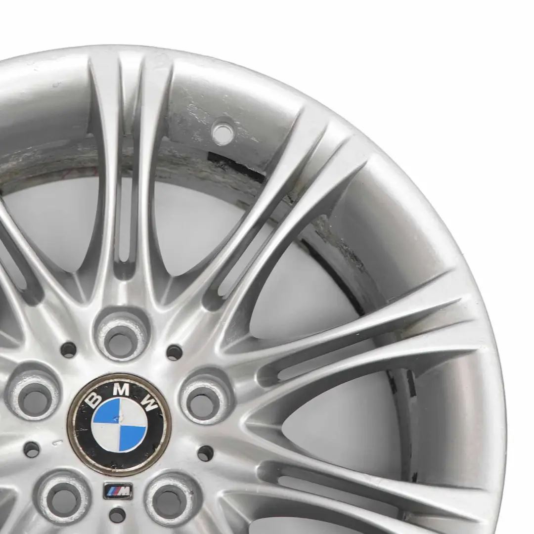 BMW Serie 5 E60 E61 Llanta de aleación de plata 18" 8J ET:20 M Doble Radio 135