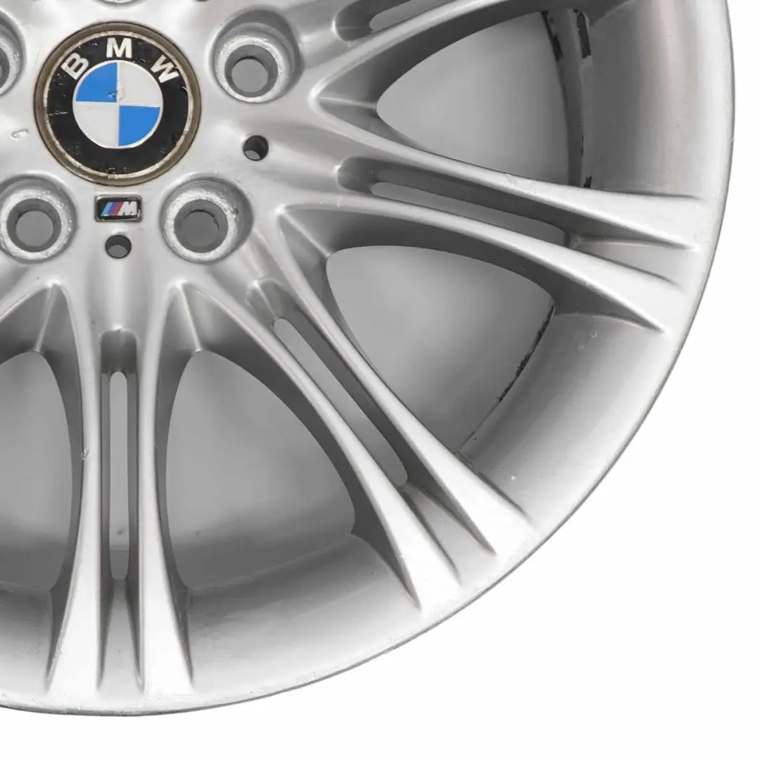 BMW Serie 5 E60 E61 Llanta de aleación de plata 18" 8J ET:20 M Doble Radio 135