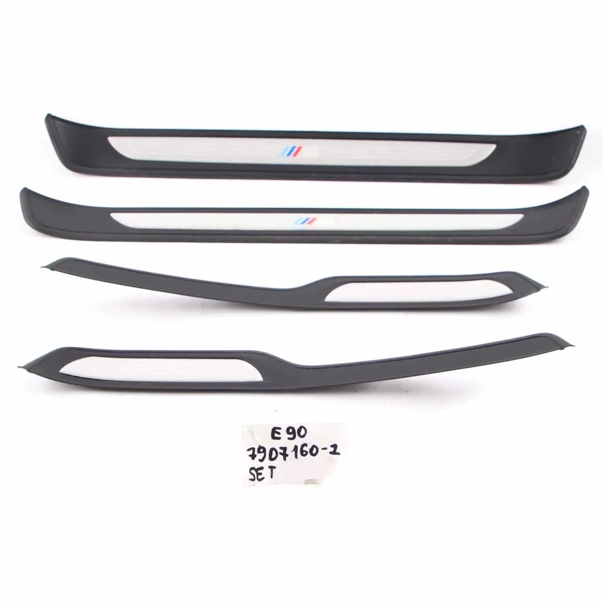 BMW 3 Series E90 E91 M Sport Package Set Entrance Door Cover Trim Sill Strip