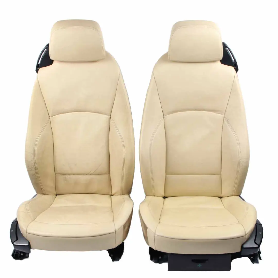 Front Seats BMW Z4 E85 Heated Leather Walknappa Champagner Left Right Seat