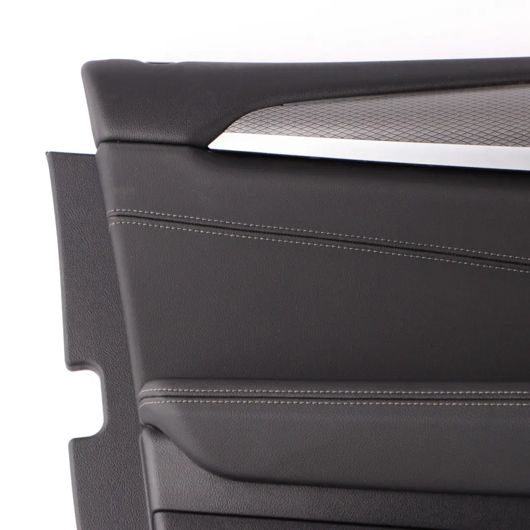 Door Card BMW X3 G01 Front Left N/S Trim Lining Cover Leather Vernasca Black