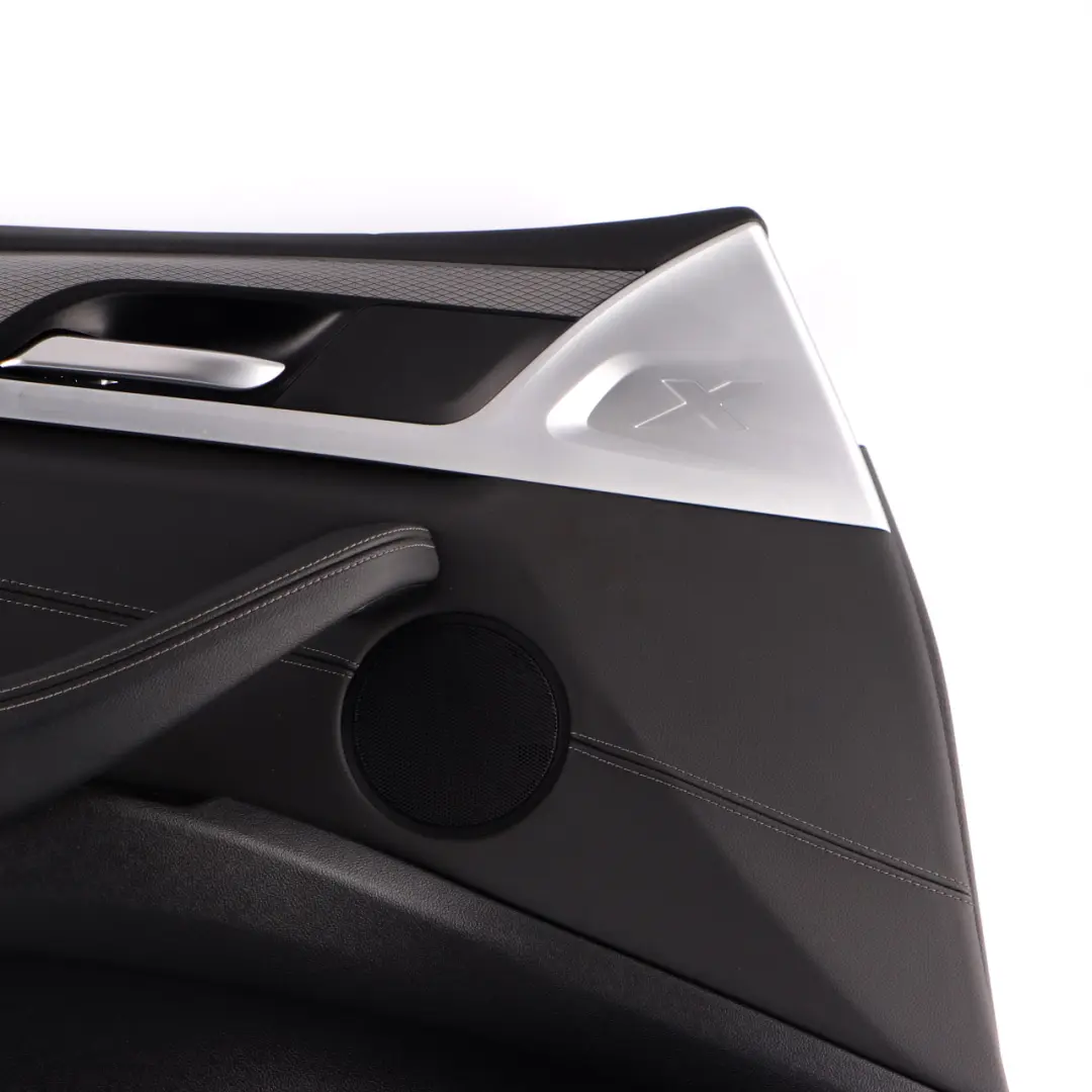 Door Card BMW X3 G01 Front Left N/S Trim Lining Cover Leather Vernasca Black