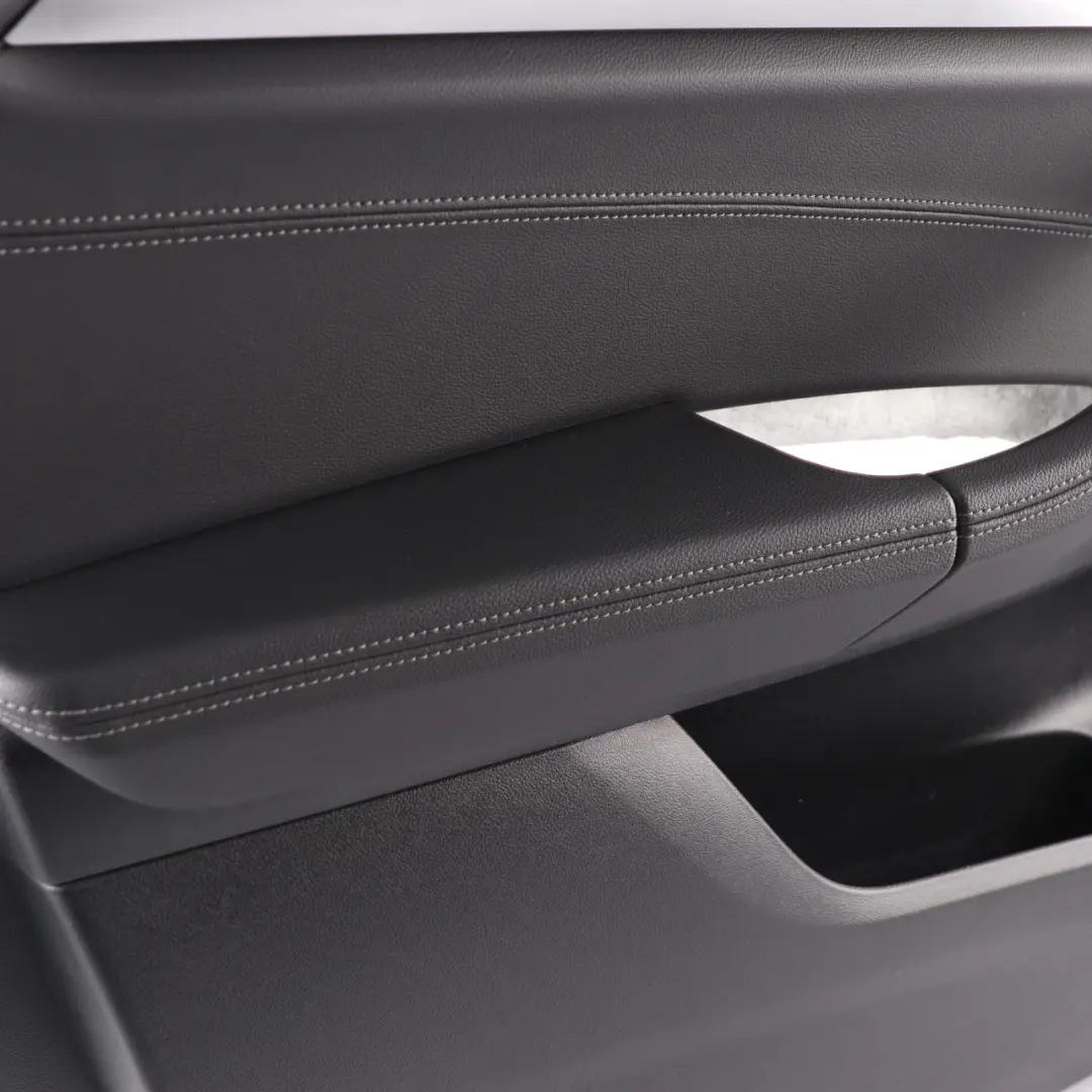 Door Card BMW X3 G01 Front Left N/S Trim Lining Cover Leather Vernasca Black