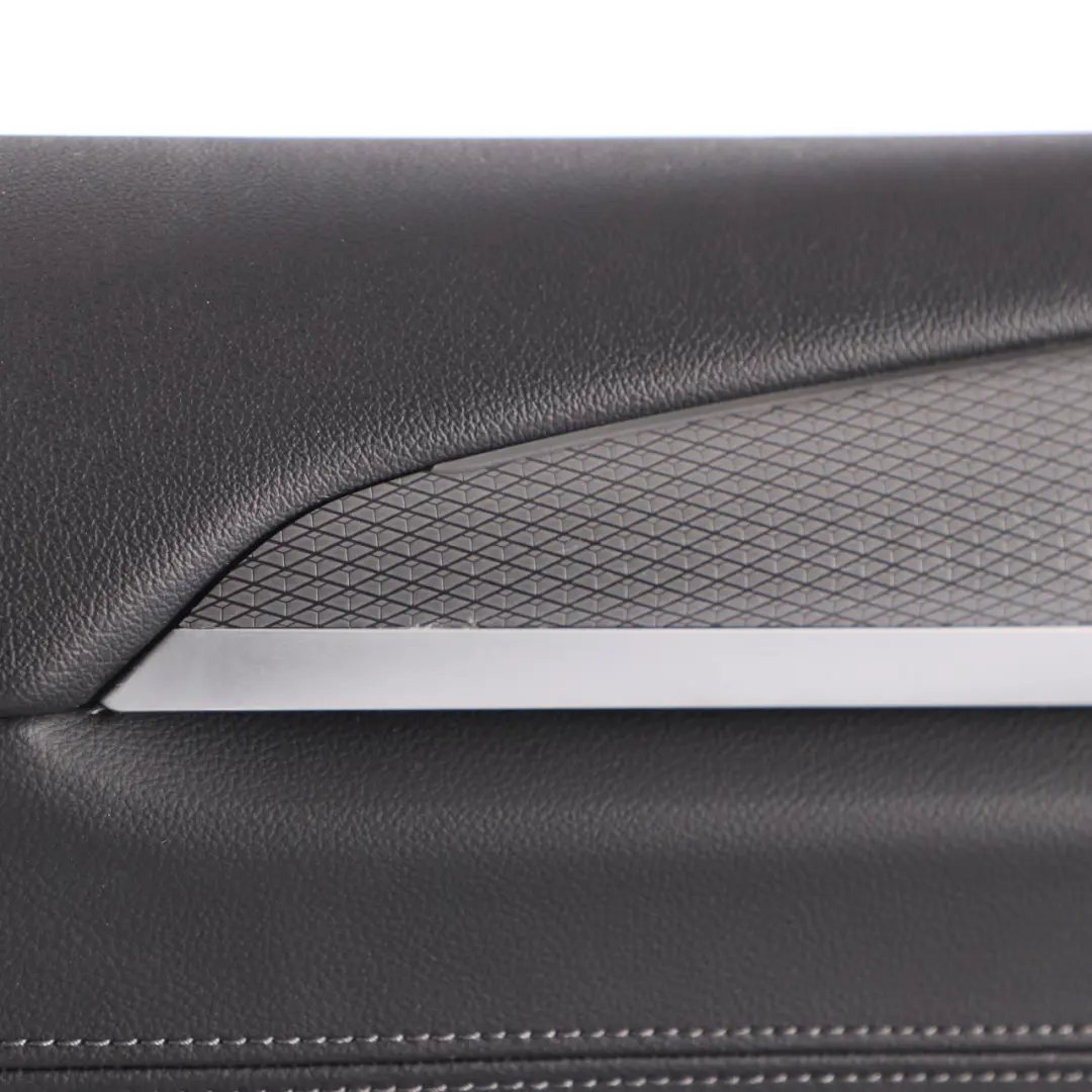 Door Card BMW X3 G01 Front Left N/S Trim Lining Cover Leather Vernasca Black