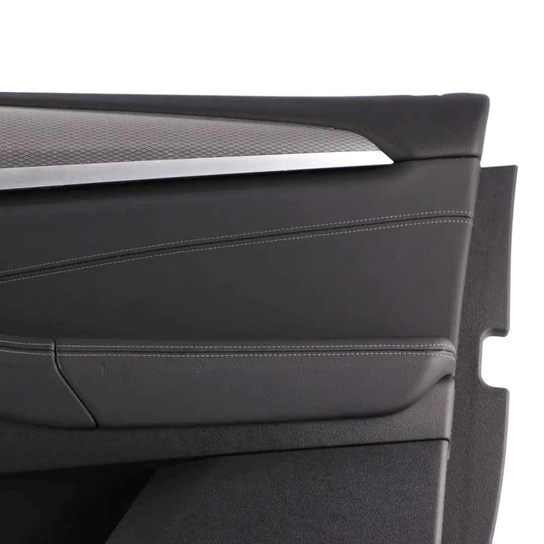 Door Card BMW X3 G01 Front Right O/S Trim Lining Cover Leather Vernasca Black