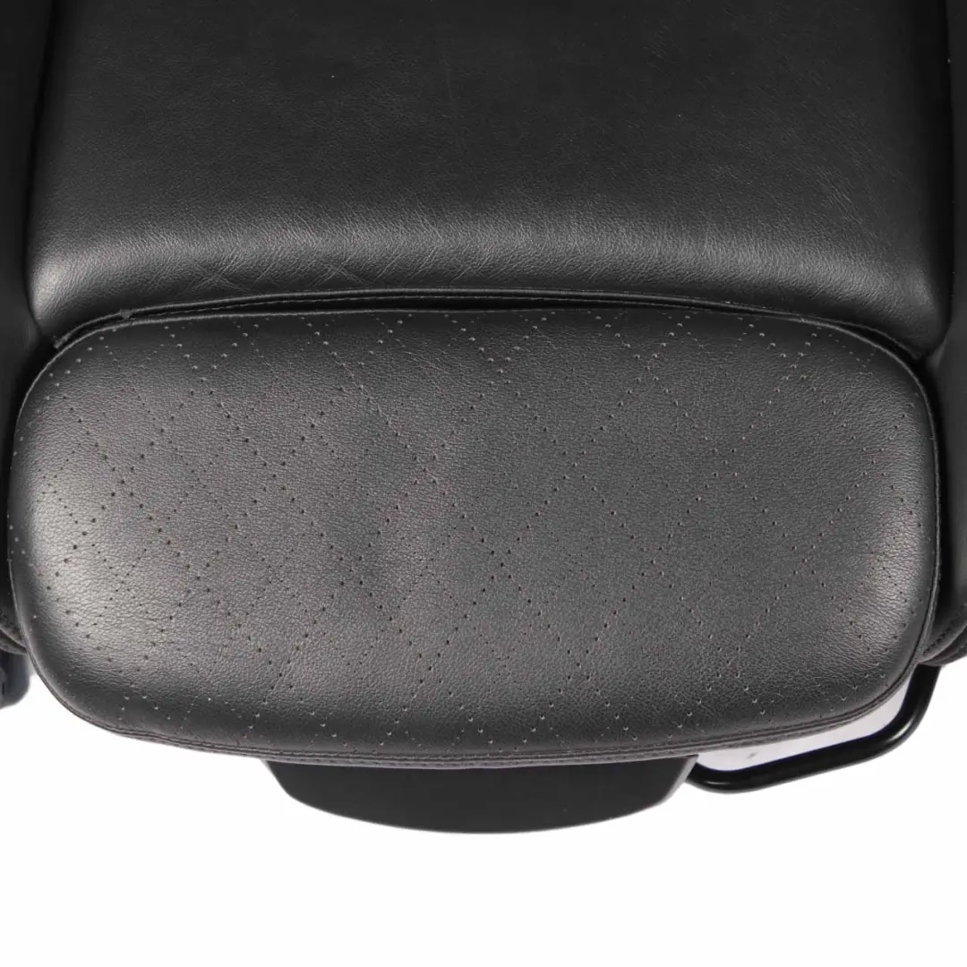 Heated Seats Mini F56 Sport Leather Cross Punch Carbon Black Set Front Rear Seat