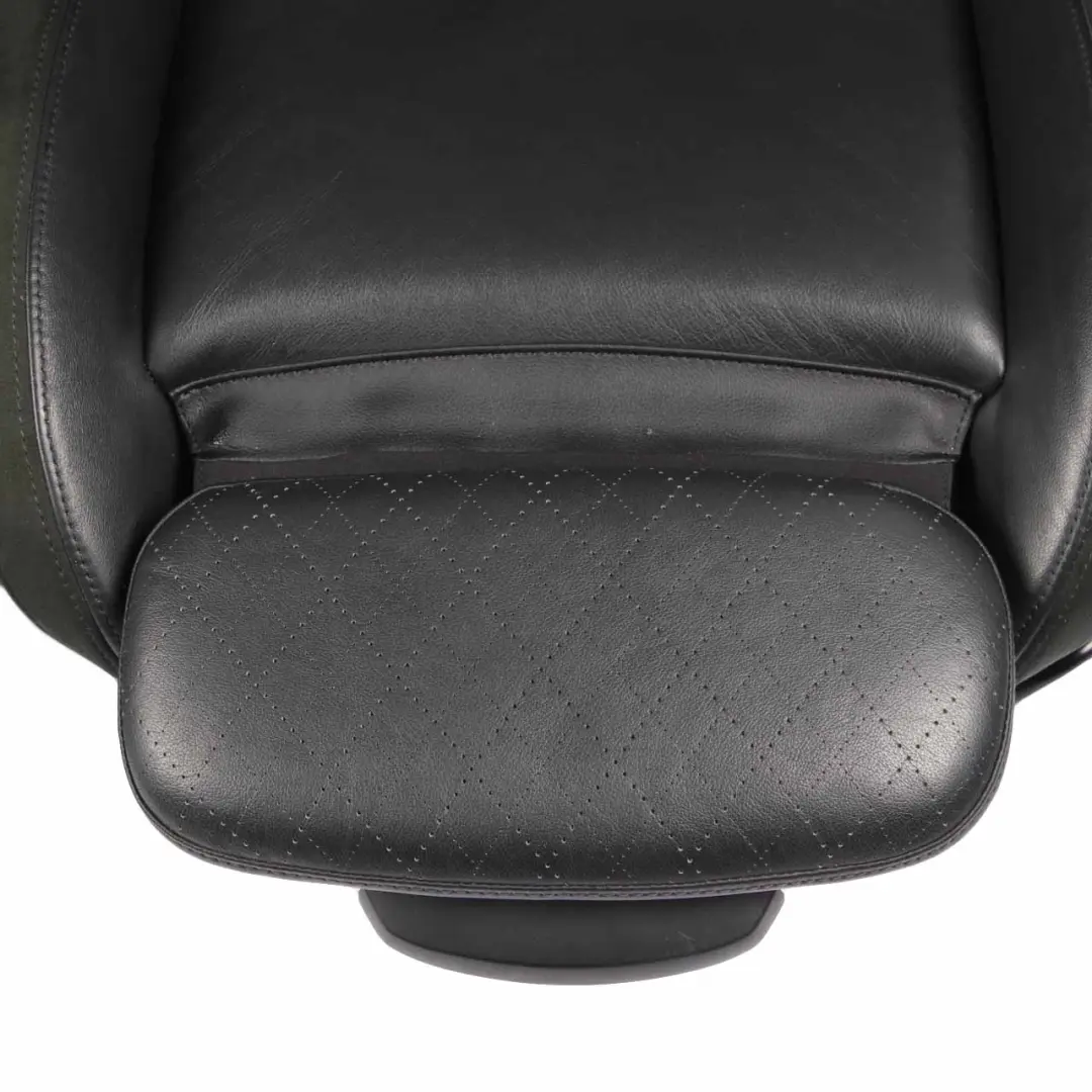 Heated Seats Mini F56 Sport Leather Cross Punch Carbon Black Set Front Rear Seat