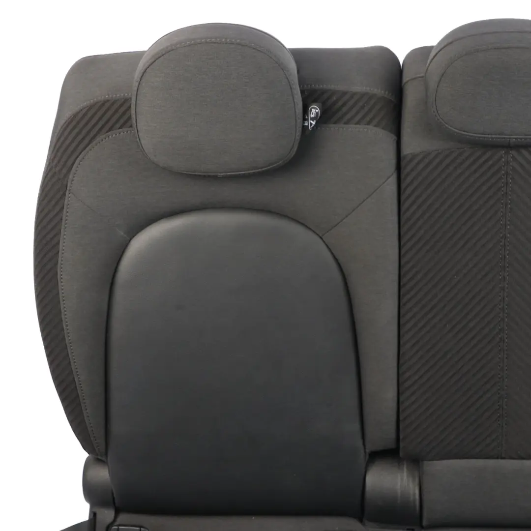 Rear Bench Mini F60 Left Right N/O/S Folding Seat Cloth Fabric Leather Black